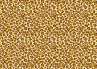 ベクター　ヒョウ柄　レオパード　イエロー系
