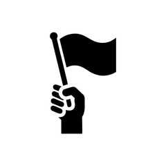 hand holding a blank sign