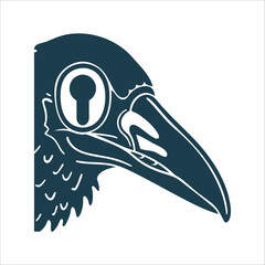 Crow Skull Keyhole: Spirit Binding Concept