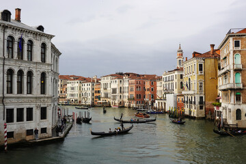 The view of Grand Canal in Venice, Italy