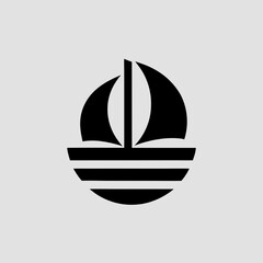 sailing boat icon