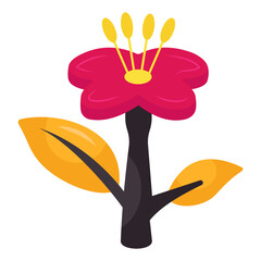 A beautiful design icon of flower 