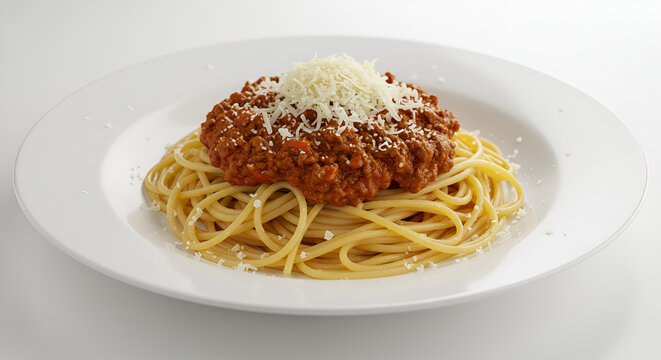 spaghetti with tomato sauce