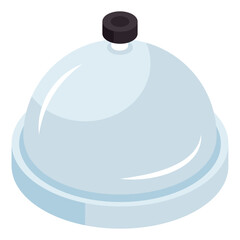 Trendy design icon of cloche