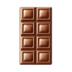 Isolated Milk Chocolate Candy Bar