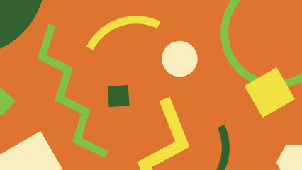 Dynamic Orange Graphic Design Background