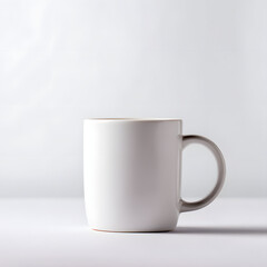 Clean Ceramic Mug Isolated on White