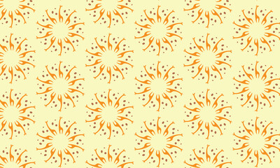 Giraffe pattern rhythm in a circle vector seamless ornament for textile, interior, card and paper decoration