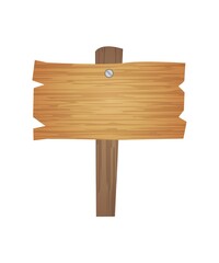 blank wooden sign icon