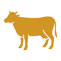 Qurban Cow Silhouette – Islamic Eid al-Adha Illustration