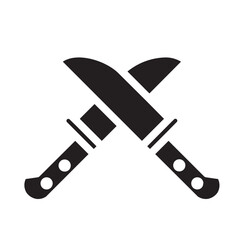 Knife and bone icon for Qurbani