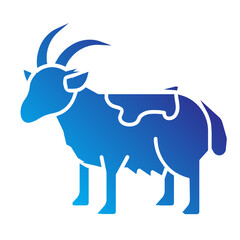 Goat icon for animal sacrifice in Eid al-Adha