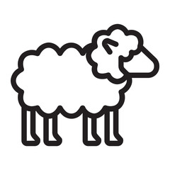 Sheep icon representing Qurbani during Eid al-Adha