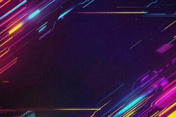 Digital Colored Neon Overlay with Vibrant Glowing Effects, Futuristic Light Patterns, and Abstract Color Transitions – Modern Cyberpunk Design for Creative and Artistic Projects