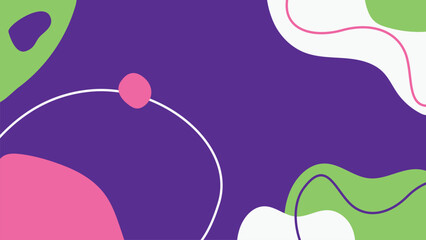Purple Abstract Background with Colorful 