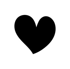Hearts vector set on white background