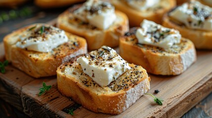 Delicious Goat Cheese Crostini Recipe with Fresh Herbs A Perfect Appetizer