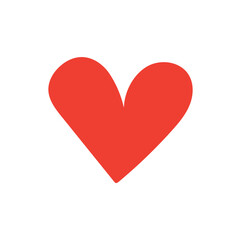 Hearts vector set on white background