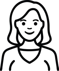 Silhouette portrait of a warm mature woman with silver blonde hair