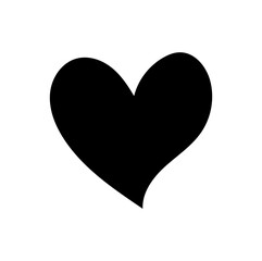 Hearts vector set on white background