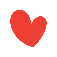 Hearts vector set on white background