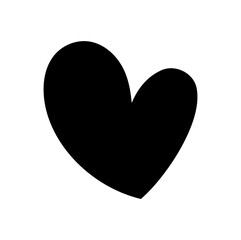 Hearts vector set on white background