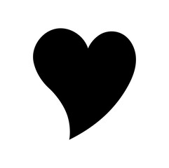 Hearts vector set on white background