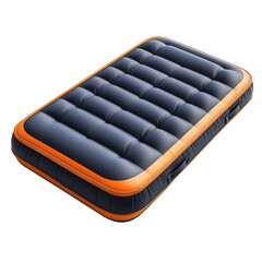 Portable comfort Relax on a camping trip a comfortable air mattress for on transparent background