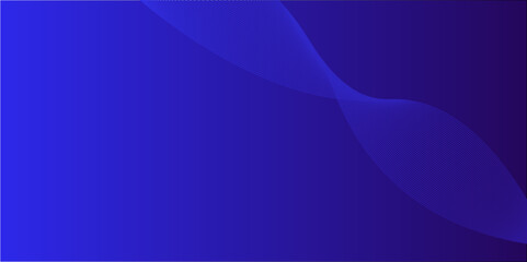 Abstract blue background with flowing wave lines design