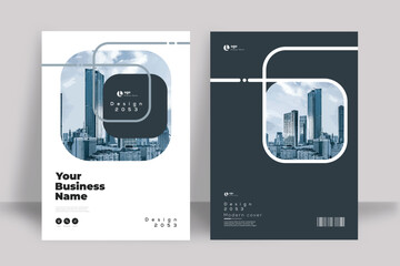 Modern A4 Cover For Flyer Brochure Annual Report Design Template