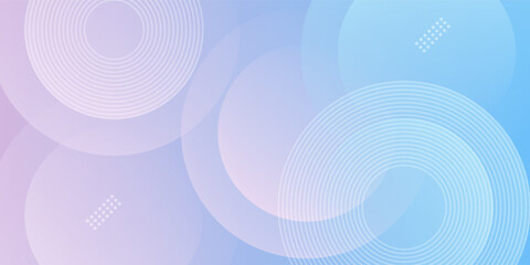 abstract background .blue and pink gradation. circle effect style. modern minimalist.eps 10