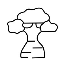 Landmark Line vector