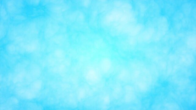 Abstract animated background with soft cloudy blue hues, light mist texture and calm atmosphere, ideal for serene and dreamy visual compositions in creative digital design, ads, or sales presentation