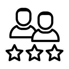 rating line icon