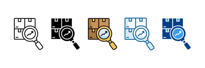 Demand Surge Icon Set Multiple Style Collection