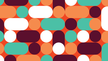 Colorful Retro Abstract Background