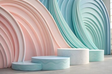 abstract background with blue stripes
