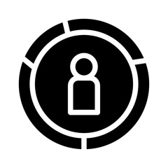 newspaper glyph icon