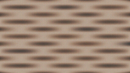 Textured Beige Background with Rounded Dark Brown Pattern in Rows, Horizontal Orientation