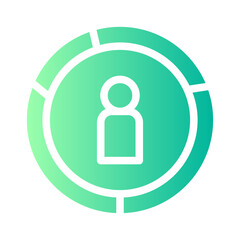 newspaper gradient icon