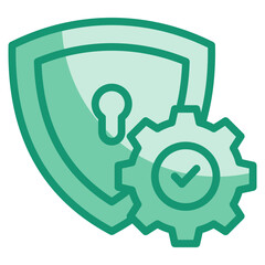 Security Shield Icon Element For Design