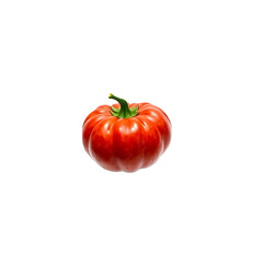 Fresh Red Tomato with Green Stem