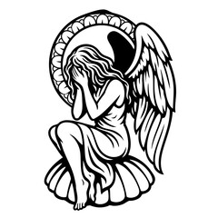 Fallen Angel Crying