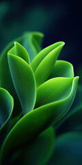 Closeup of Plant created with Generative AI Technology, ai, generative
