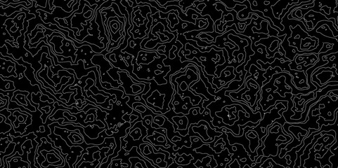 Topographic map lines background. Abstract vector illustration. Contour vector map.  Ultra wide. Map vector terrain Illustration. 