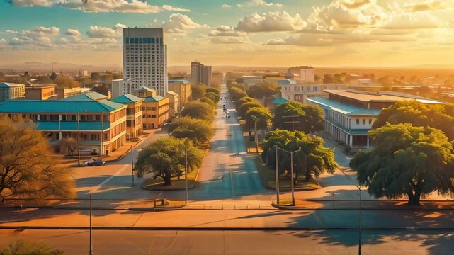 Lusaka city Zambia, sunny day