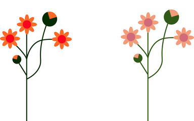 floral background with flowers