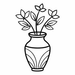 vase with flowers