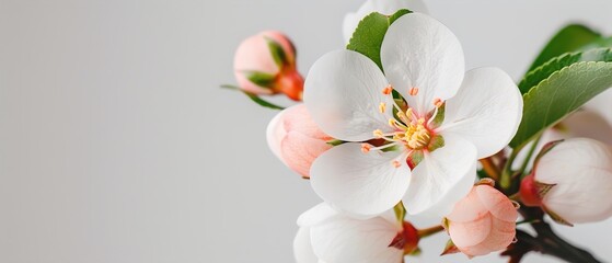 Fototapeta premium pink magnolia flower