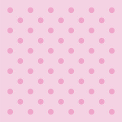 pink polka dots